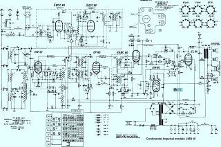 Continental J350W schematic circuit diagram